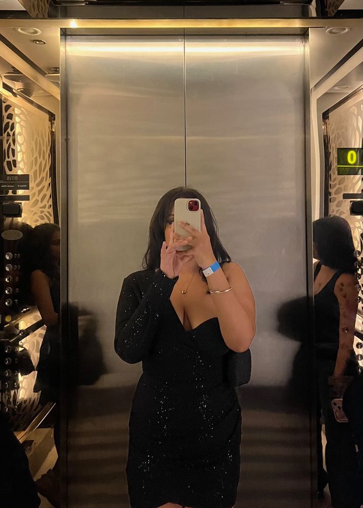 Black One-Shoulder Dress