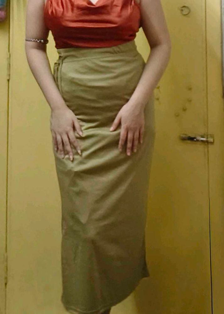Elegant Olive Green Skirt