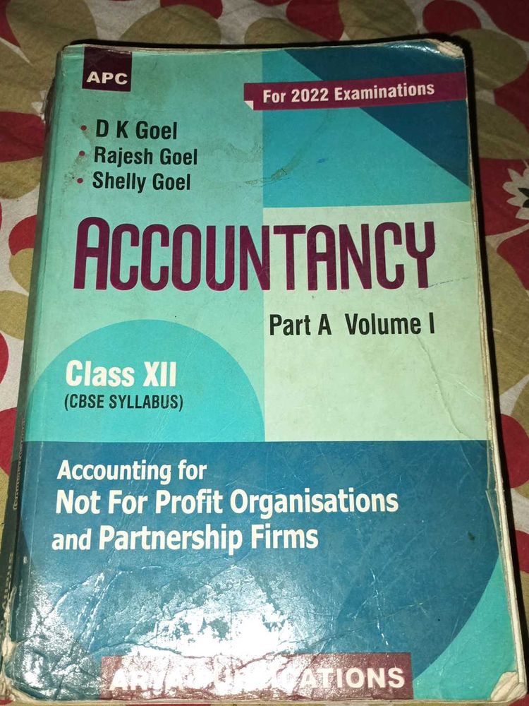 Accountancy Class XII - APC