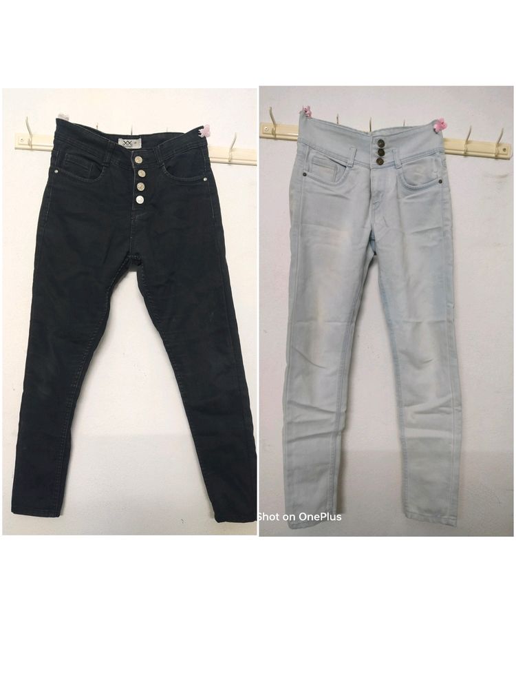 Combo Of 2 High Waist Jeans