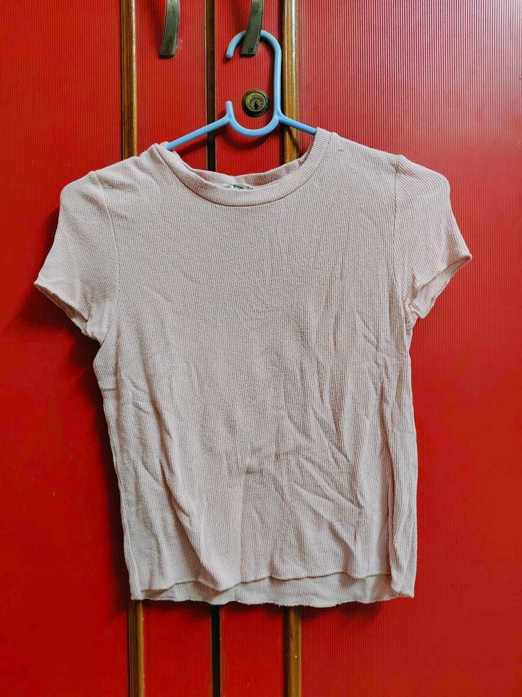 Bodyfitted Baby Pink Top
