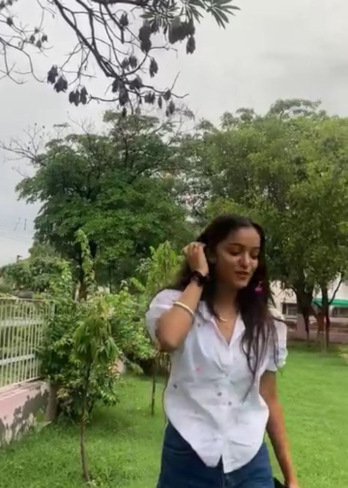 Cute White Button-Down Shirt