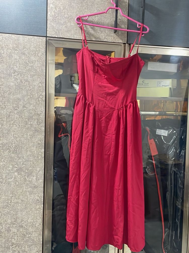 A Red Classy Dress