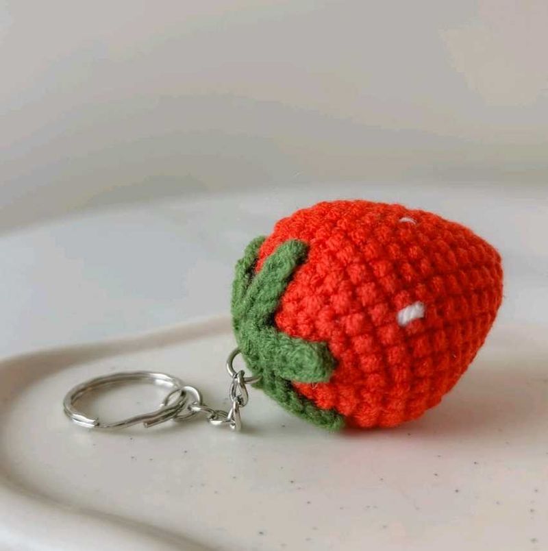 Strawberry Keychain