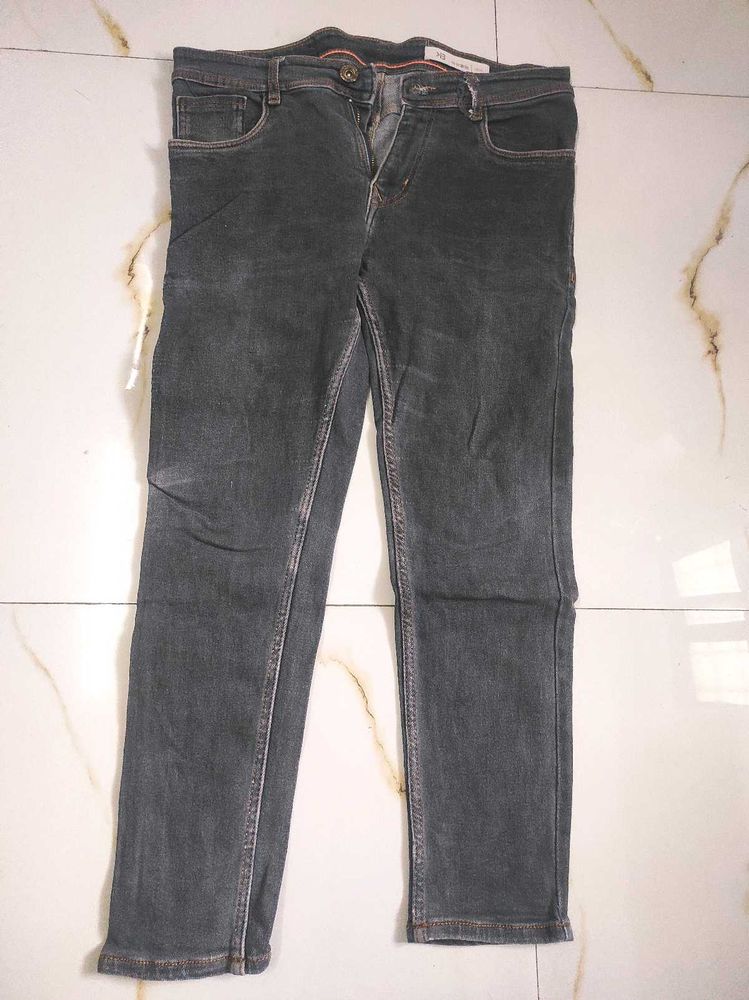 Zara Boys Gray Denim Pants