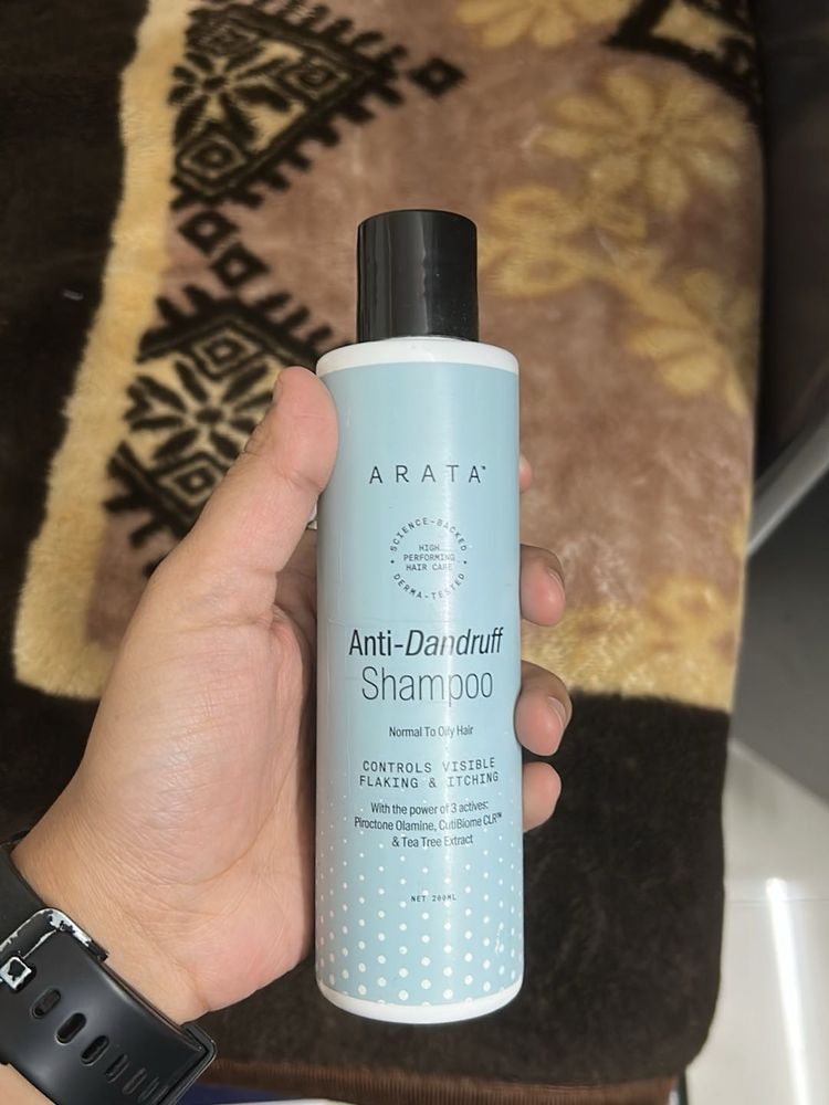 Arata Anti-Dandruff Shampoo and loreal conditioner