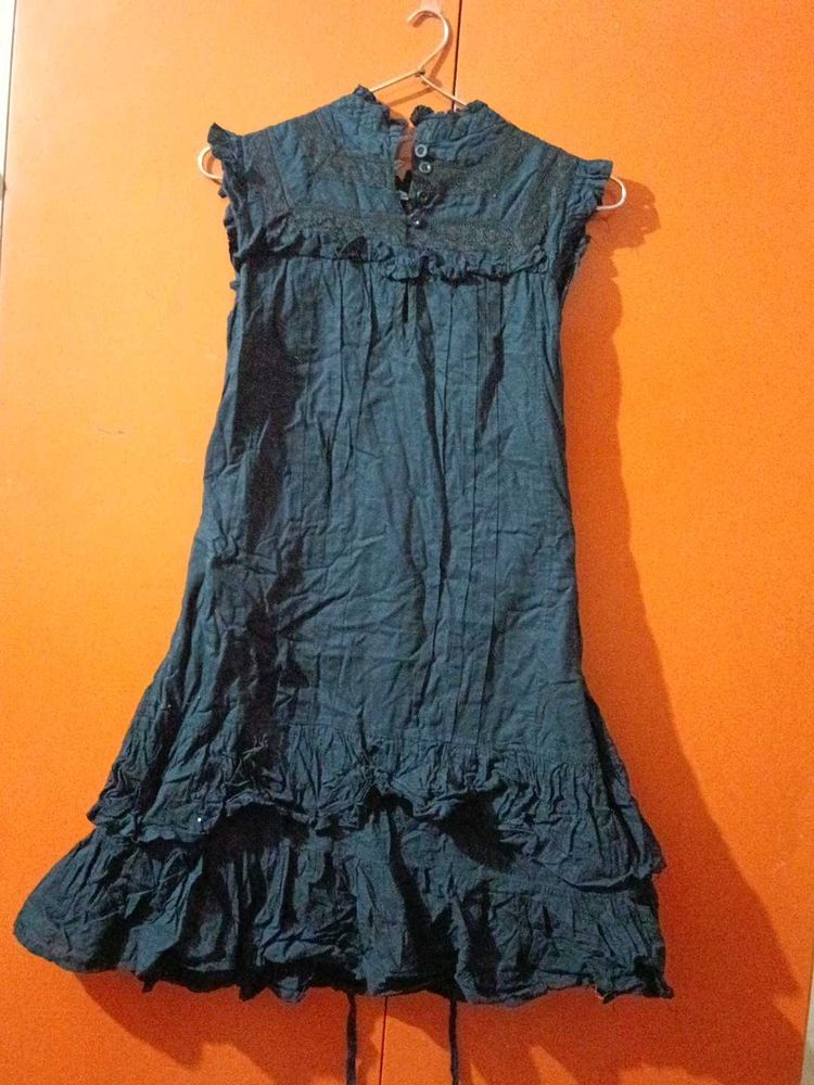 Vintage Ruffled Dress