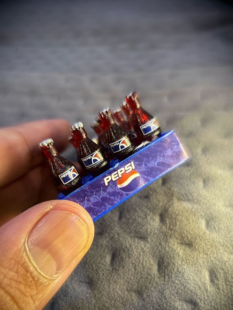 Miniature Pepsi Crate Keychain
