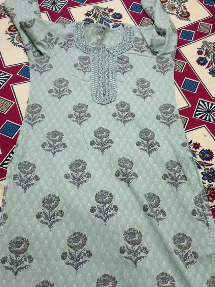 Floral Print Kurta-36 To 38 Size