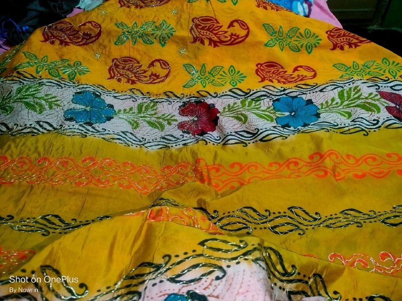 Beautiful Work Saree With Blouse