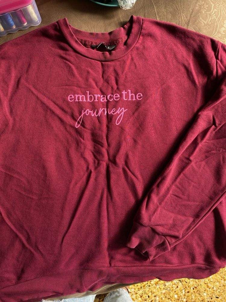 Burgundy Sweatshirt