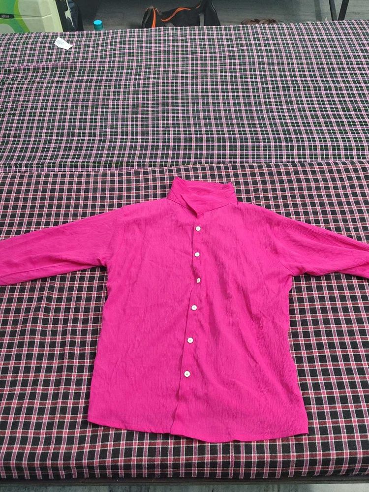 Pink Casual Shirt