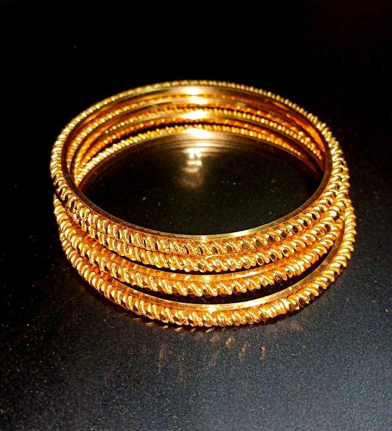 Golden Bangle Set