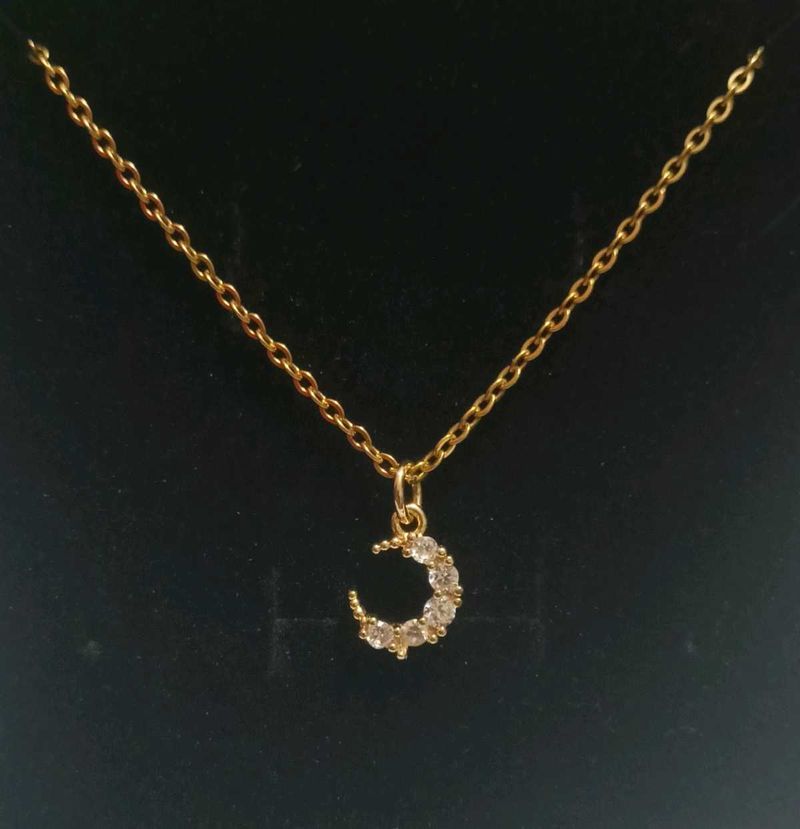 Moon Pendant Necklace