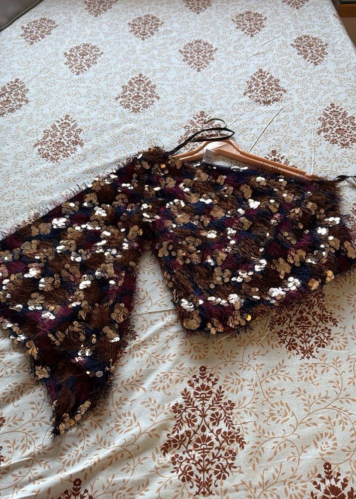 Sparkling Sequin Embellished Top