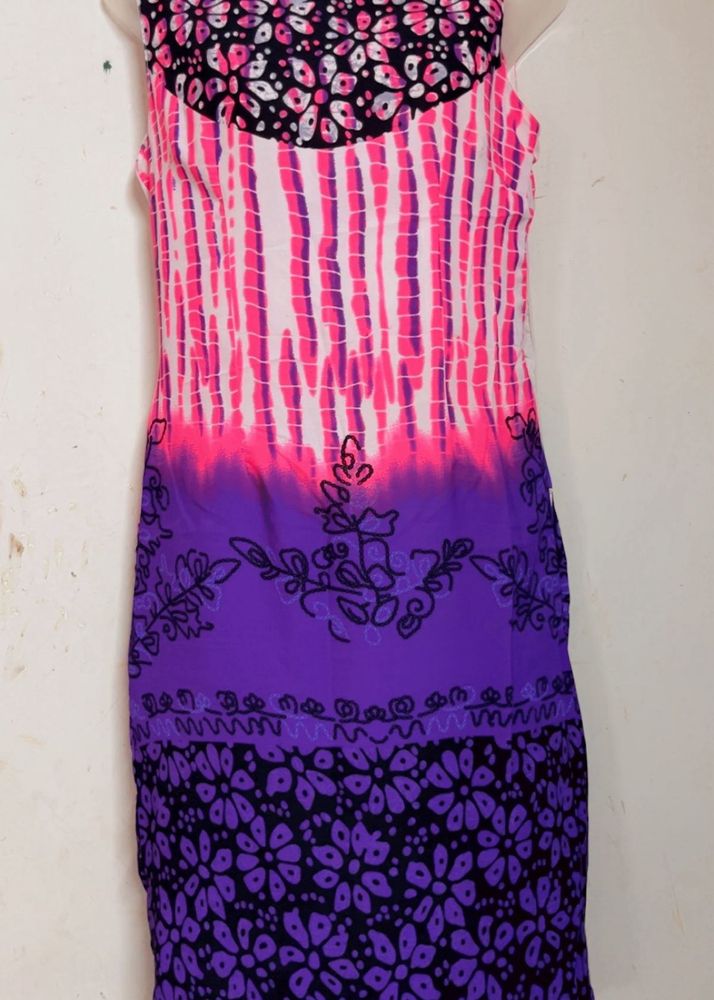 Tie-Dye Sleeveless Dress