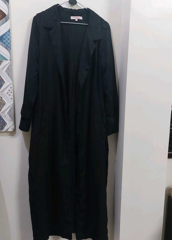 Long Black Trench Coat