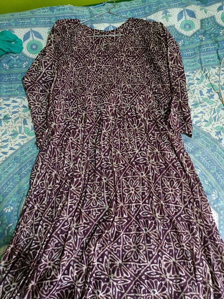 Printed Ethnic Dress