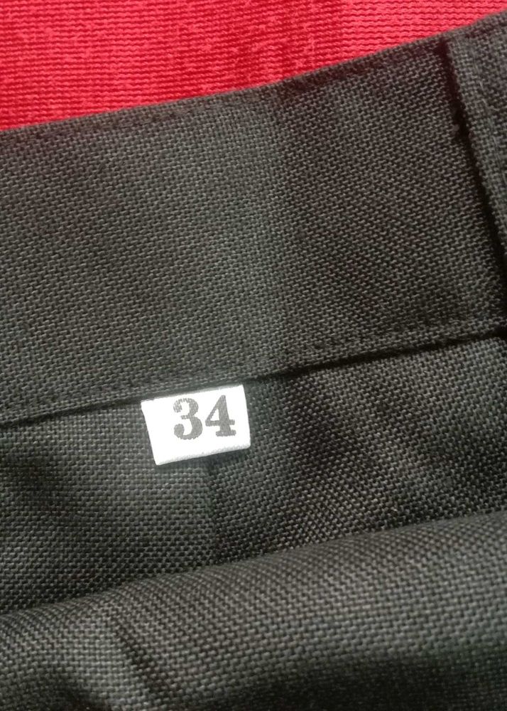 new black formal pant sale size 34