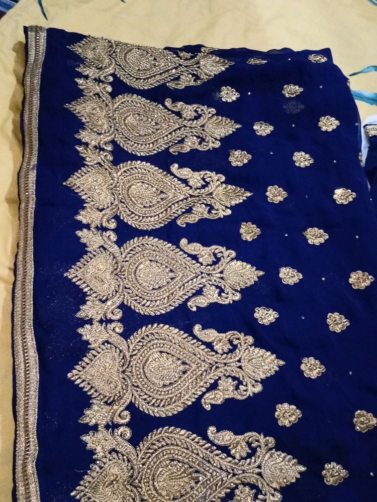 Blue Saree 💕