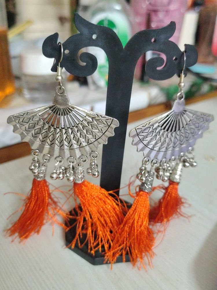 Fan Tassel Earrings