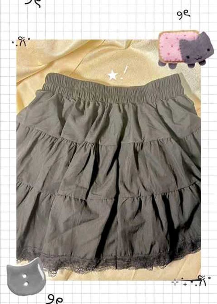 Tiered Mini Skirt