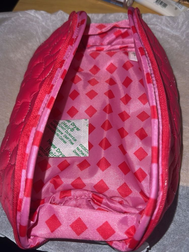 Pink Cosmetic Pouch