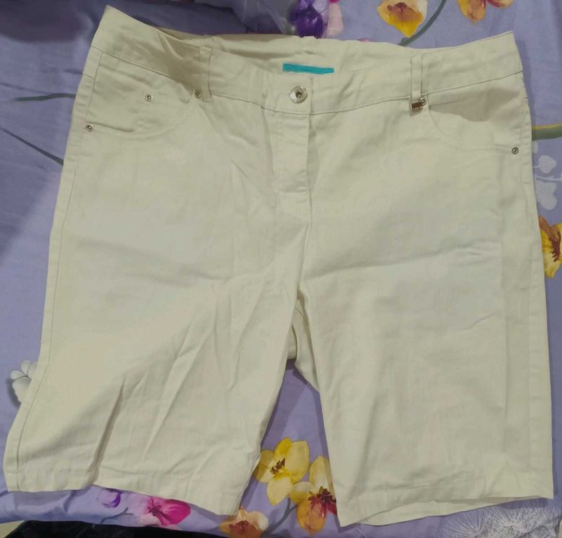 White Bermuda Shorts