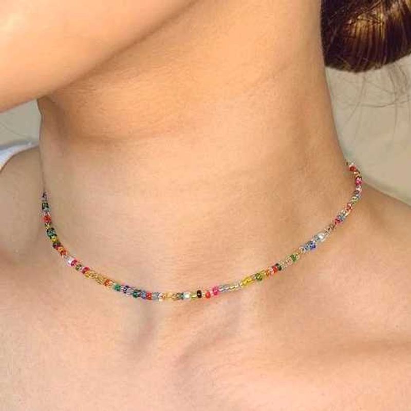 Colorful Beaded Necklace❤️