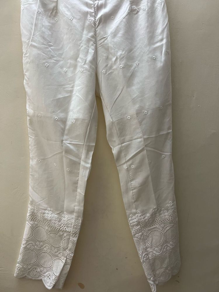 Cotton Chikankari Pant