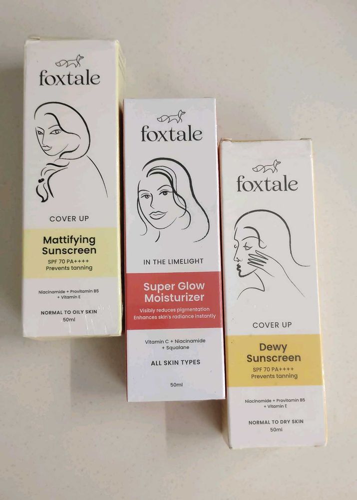 Foxtale Sunscreen &amp; Moisturizer Set