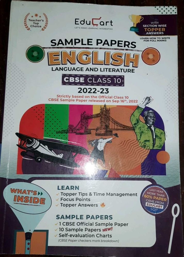 EduCart English Sample Papers Class 10th