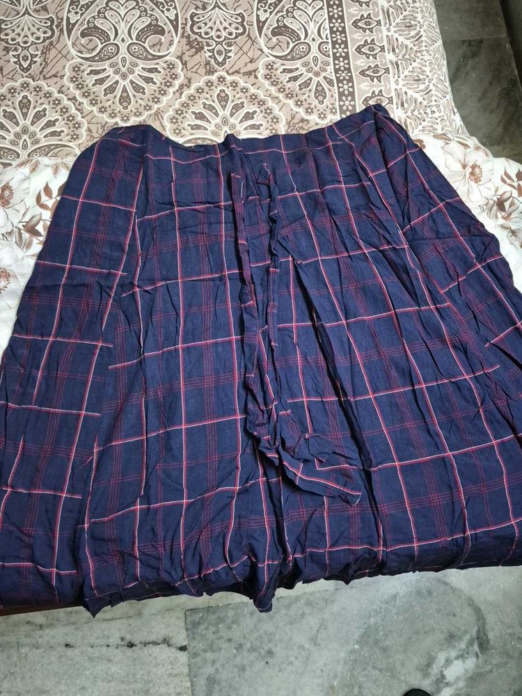 Plaid Maxi Skirt