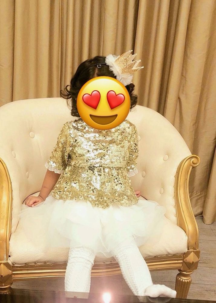 Premium Gold Sequin Dress