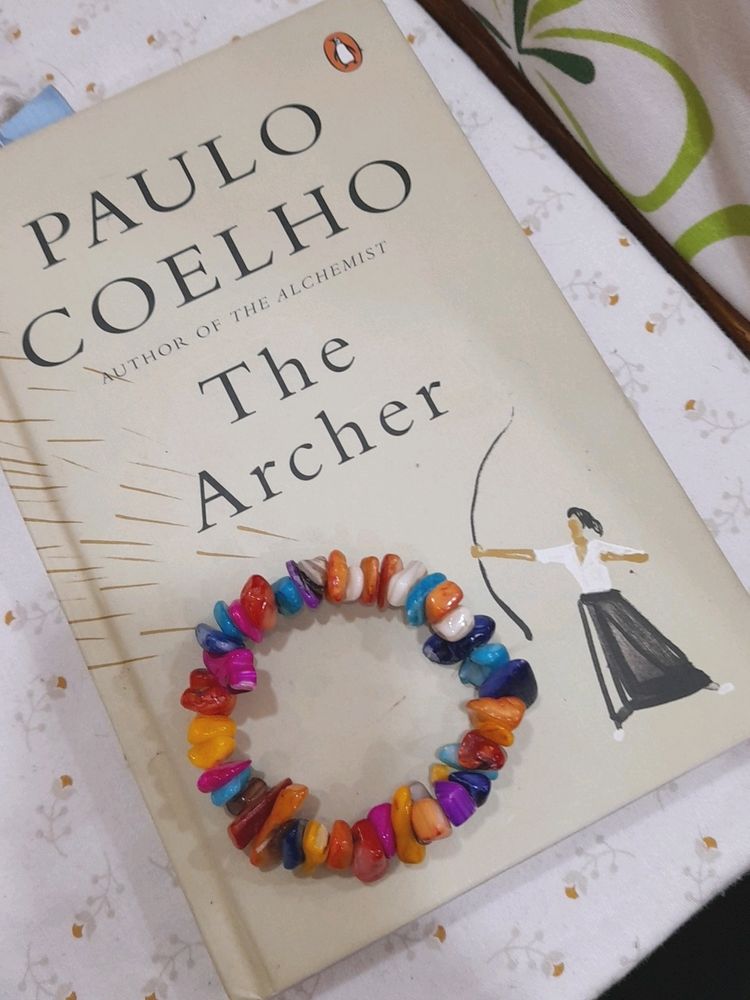 Handmade Real Pebbles Colourful Bracelet