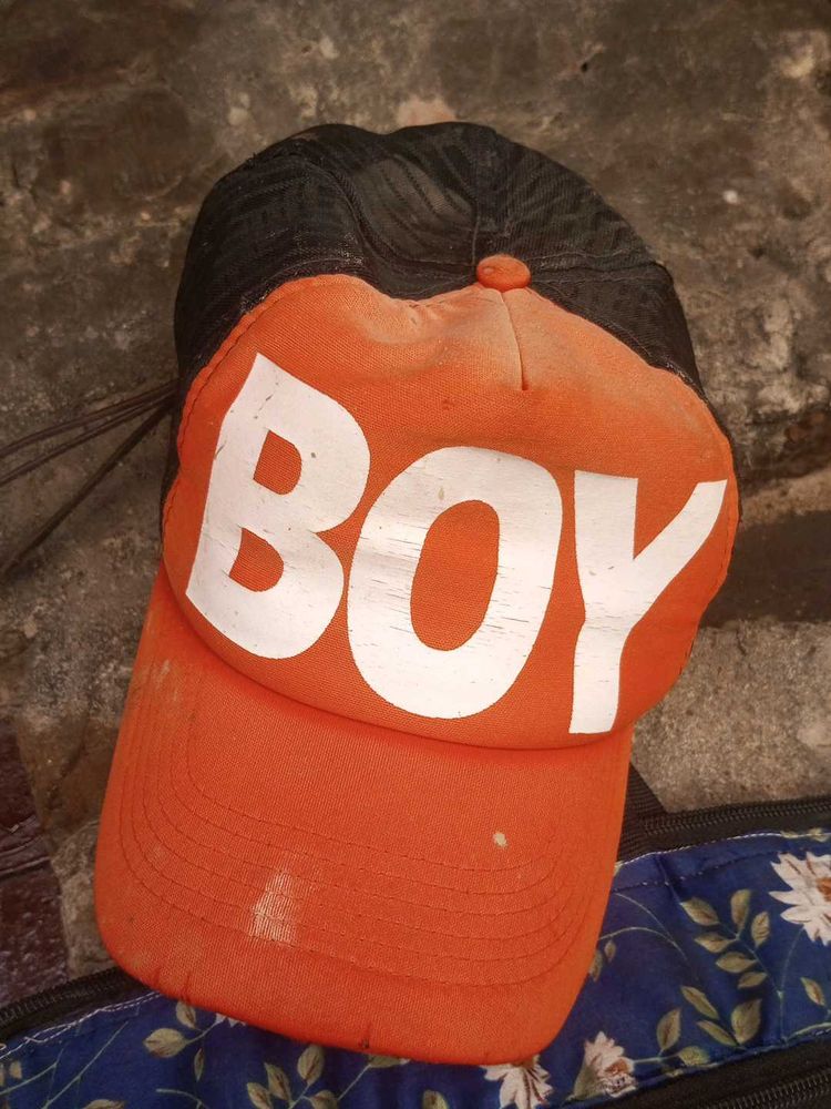 Orange BOY Cap