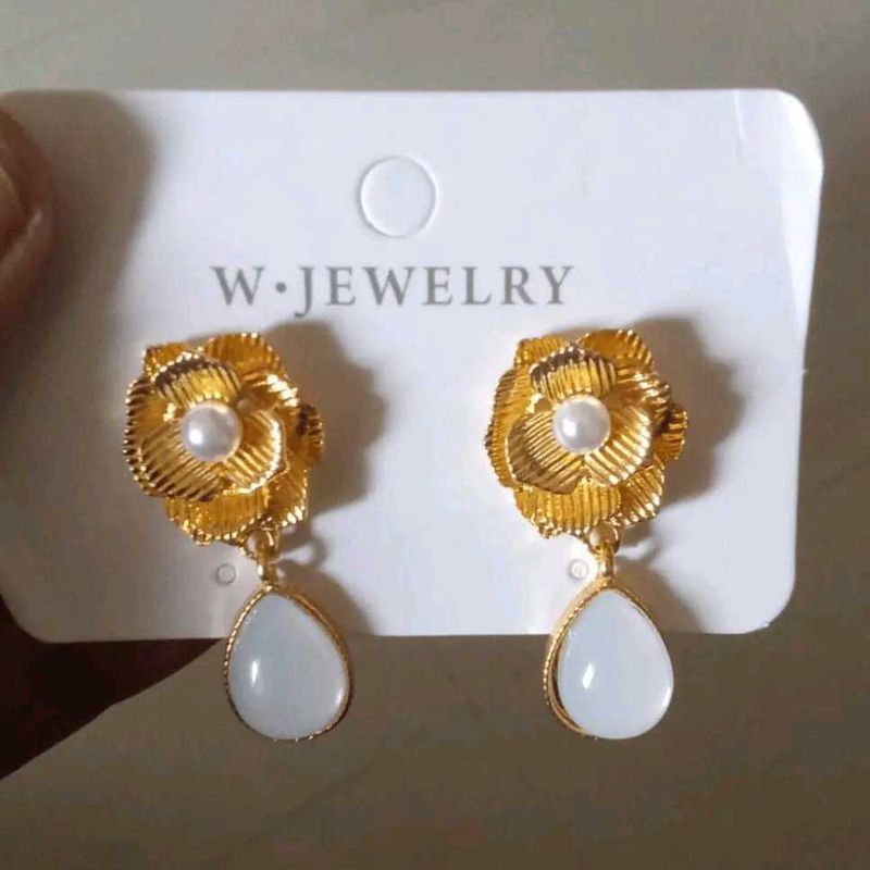 Floral Drop Earrings