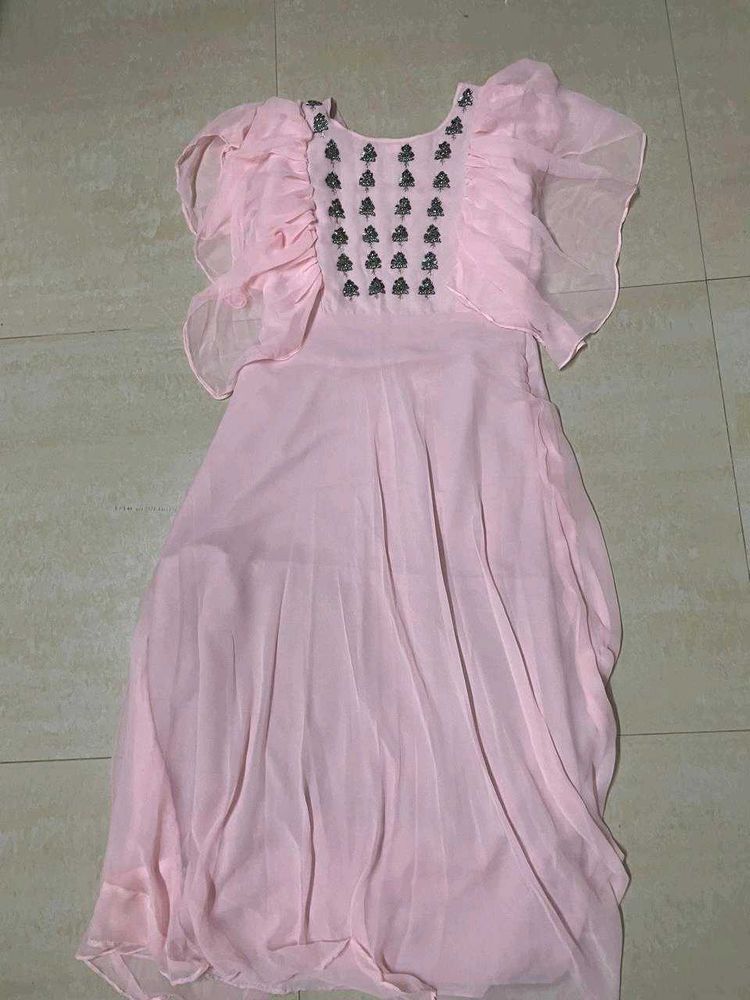 Peach Kurta