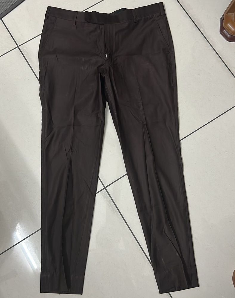 Brown Casual Pants