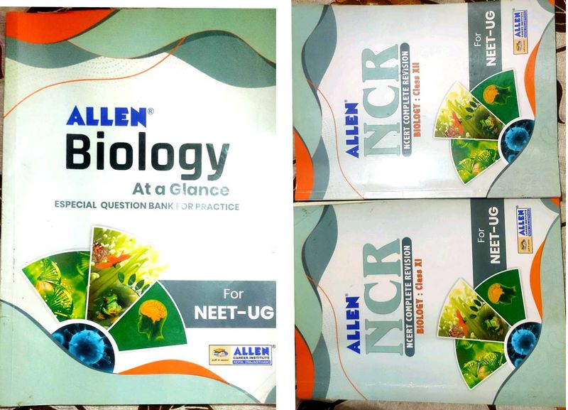 Allen Biology At a Glance &amp; NCR XI &amp; XII-NEET-U
