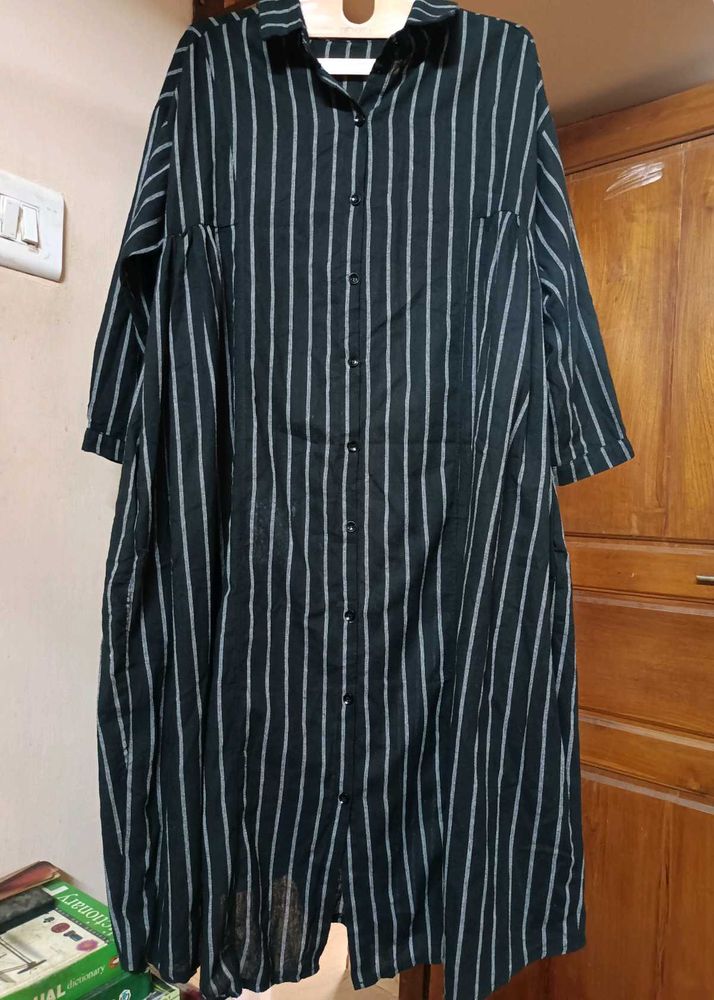 THICK SHIRT DRESS