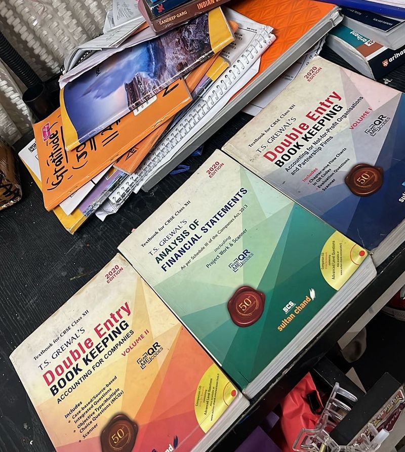 TS GREWAL accounts textbooks all volumes