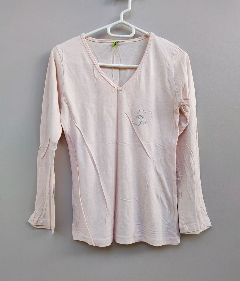 Light Peach Womens T-shirt