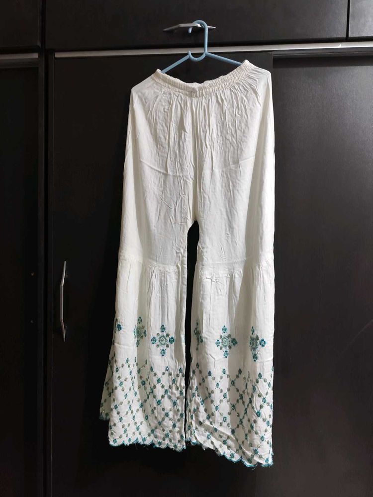 Gorgeous embroidered garara