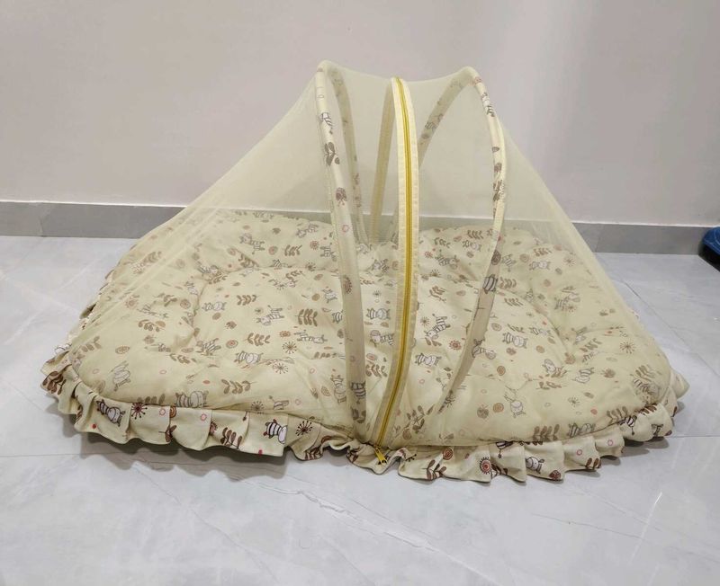 Mostique Bedding With Net For Babies ( Newborn -12