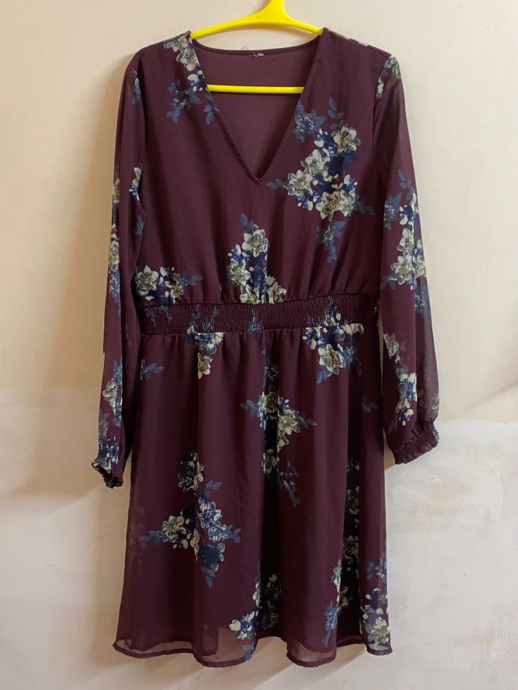 Women Floral Dress (XL)