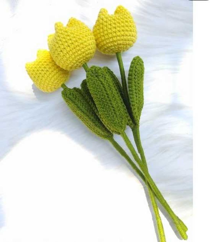 Crochet Tulip 🌷🌷🌷