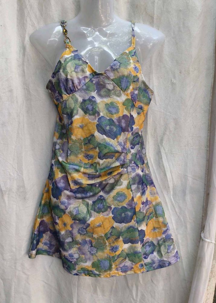 12412. Floral Print Mini Dress