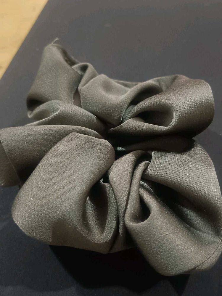 Elegant Olive Green Scrunchie