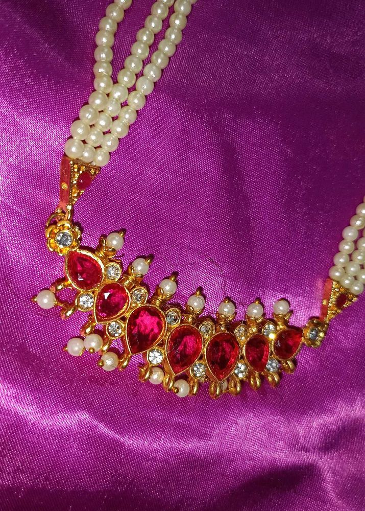 Festive with Gold-Plated Big Pendent Mangalsutra